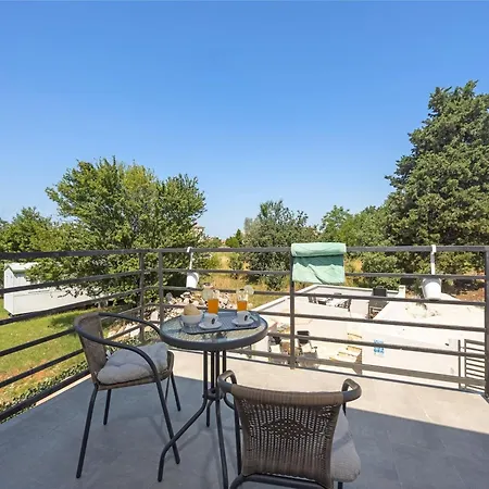 Villa Modern Rscape With Pool Baderna